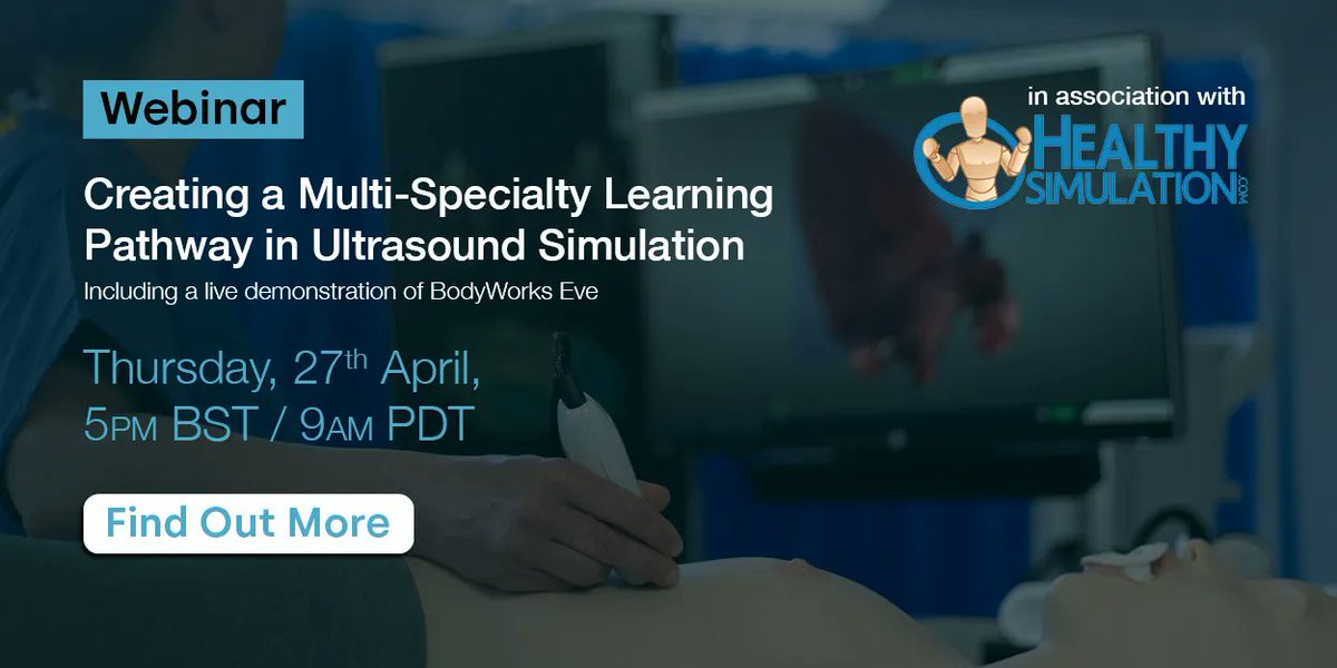 Looking to enhance your #ultrasound learning? Join our webinar to gain key insights into the development of an effective #simulated learning center for ultrasound: buff.ly/3MINLXt

#clinicalsimulation #ultrasoundtechnology #sonography #diagnosticsonography