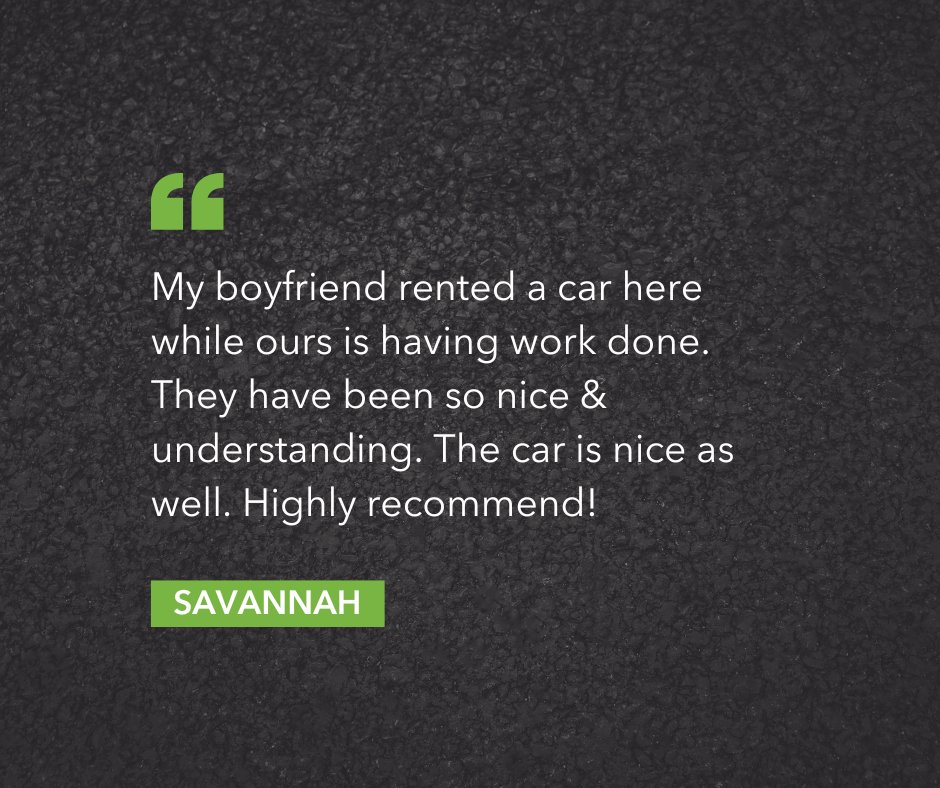 MAMobility's tweet photo. Having a car in the shop can be stressful and wildly inconvenient. Savannah and her boyfriend knew what to do, though! Mike Albert is committed to reducing stress and providing the best possible experience. 

Pay us a visit! (or pay a visit to https://t.co/wHGqV5fSrN) https://t.co/Hu3hzbbT4Y