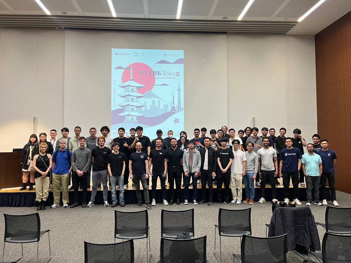 routerprotocol's tweet photo. The Router Team was at #STARKTokyo 2023, powered by @Starknet_Asia_ !
We had the opportunity to engage in thoughtful discussions with a few big brains from the StarkNet/ZK Ecosystem!
Spot Router in the first picture ๐ https://t.co/G36U0MPLhE