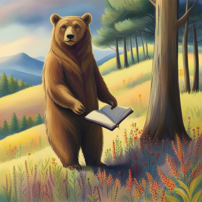 PickaPicTweet's tweet photo. Paintbrush drawing of a standing bear picking berries with a book, pastel colors  
https://t.co/oCPJiwaWCO
Generate cool images for free and contribute to open science! https://t.co/fy5yOzuHKm