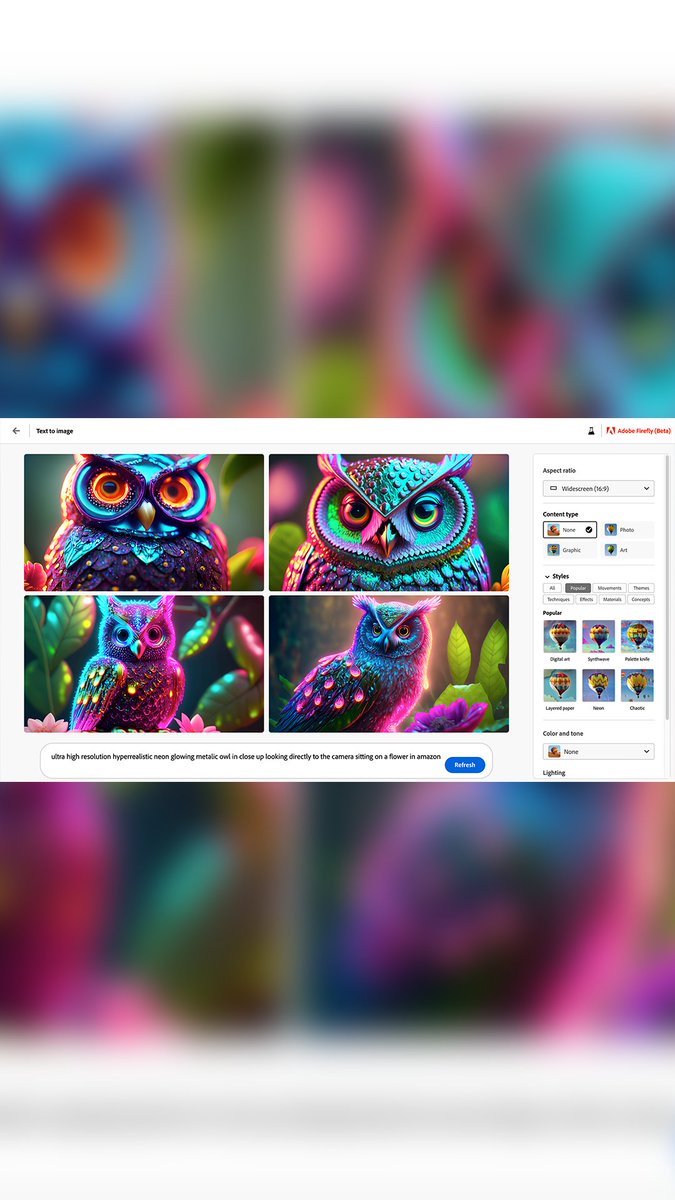 Arion_eis's tweet photo. 👉Adobe Firefly👈 | Free text to images and text effects AI generator🔥 | Social media design 💯
#ArtificialIntelligence #AIart #ContentCreator #socialmediamarketing #ideas #AdobeFirefly #NewPost #makemoneyonline 
@creativecloud https://t.co/X6oKs45ZZG