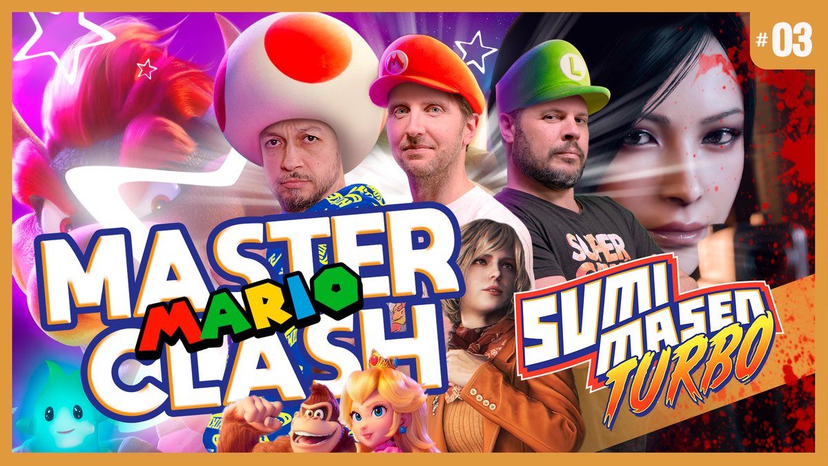 SumimasenTurbo's tweet photo. 🔴 Pour bien commencer le week-end, voici SUMIMASEN TURBO #3, dispo en podcast et sur YouTube

Au programme ⬇️
🍄 Débat sur Super Mario Bros. Le Film
🎮 RE4, Wo Long, Bayonetta Origins
🗼 Des digressions et même des surprises

Merci de votre soutien 🙇‍♂️🙇‍♂️🙇‍♂️
https://t.co/RvL98YGltM https://t.co/weEnIvvcjL