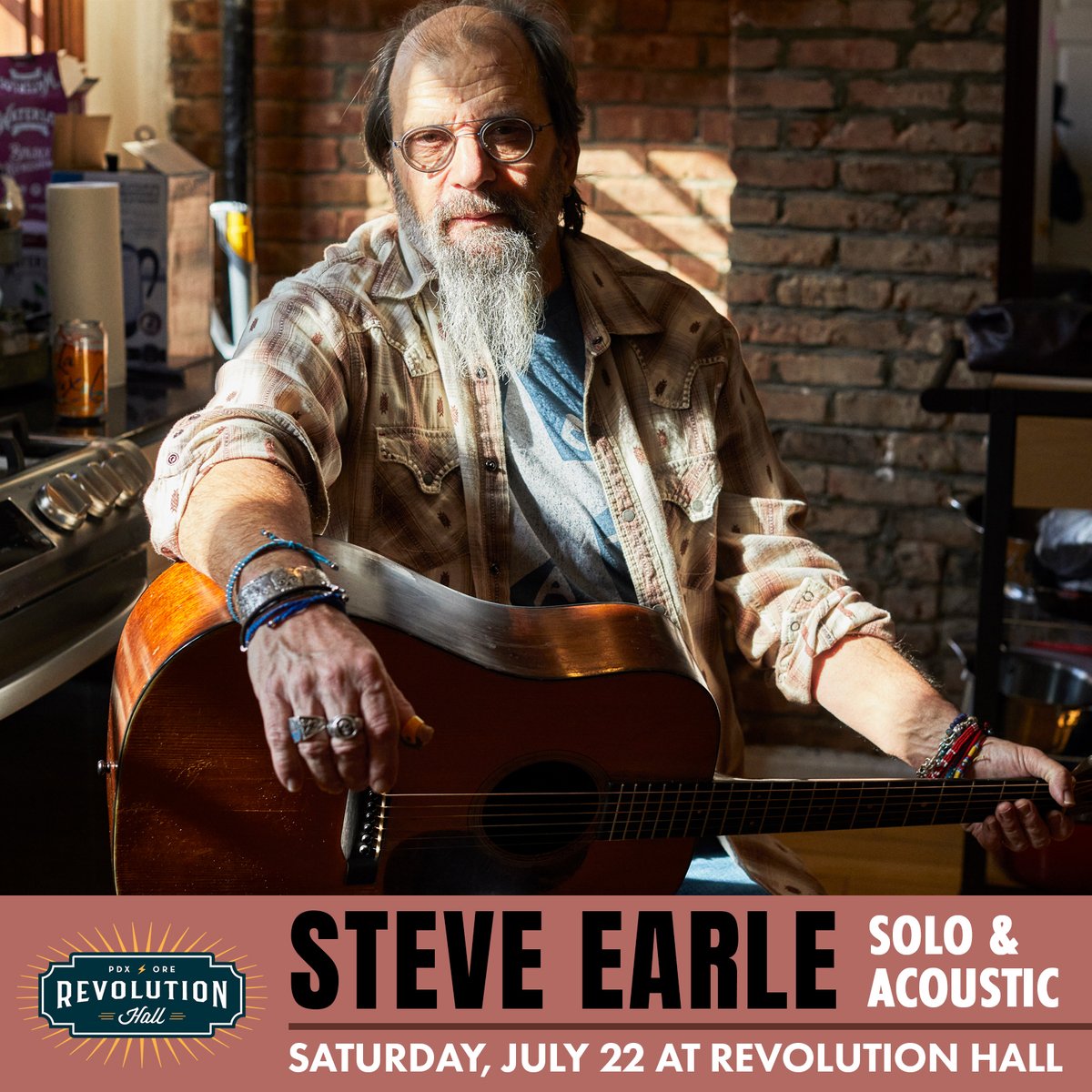 Revolution Hall (@revhallpdx) on Twitter photo ON SALE NOW: <a href="/SteveEarle/">Steve Earle</a> plays <a href="/RevHallpdx/">Revolution Hall</a> on July 22nd! Enjoy an intimate acoustic performance from Nashville-based songwriter Steve Earle as he returns to Rev Hall solo on ‘The Alone Again Tour!’ Tickets are on sale now.
TICKETS 🎟️ bit.ly/40YfjMN ON SALE NOW: <a href="/SteveEarle/">Steve Earle</a> plays <a href="/RevHallpdx/">Revolution Hall</a> on July 22nd! Enjoy an intimate acoustic performance from Nashville-based songwriter Steve Earle as he returns to Rev Hall solo on ‘The Alone Again Tour!’ Tickets are on sale now.
TICKETS 🎟️ bit.ly/40YfjMN