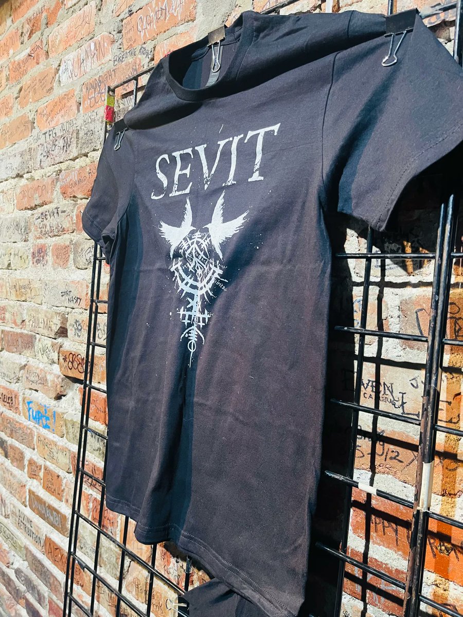 New shirt designs by Cam B - printed by Fast Custom Shirts. #sevit #sevitband #darkwave #distortedheartbeatmgmt