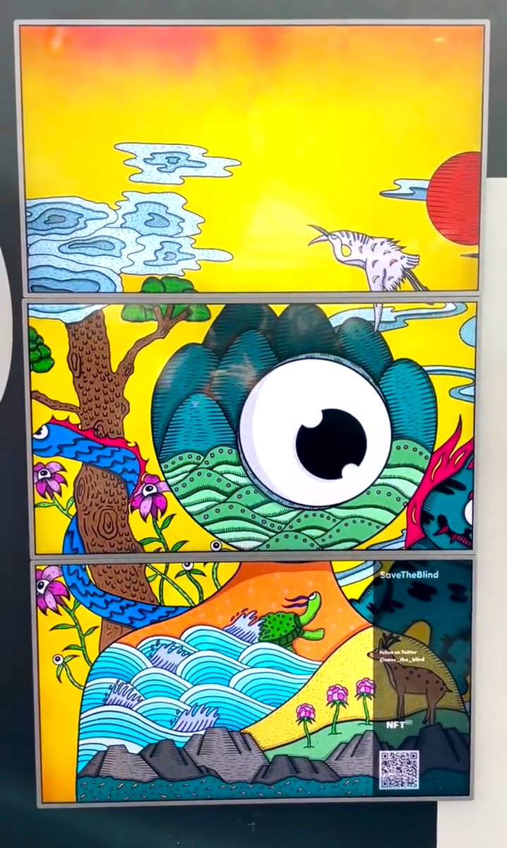 My work is showcasing at Artists Village 
Level 4 Pavilion, North Javits #NFTNYC2023 🗽

Thank you, <a href="/gmryot/">Ryot 📕</a> for taking pictures of my exhibition.💖

#NFTNYC <a href="/NFT_NYC/">NFT.NYC</a>