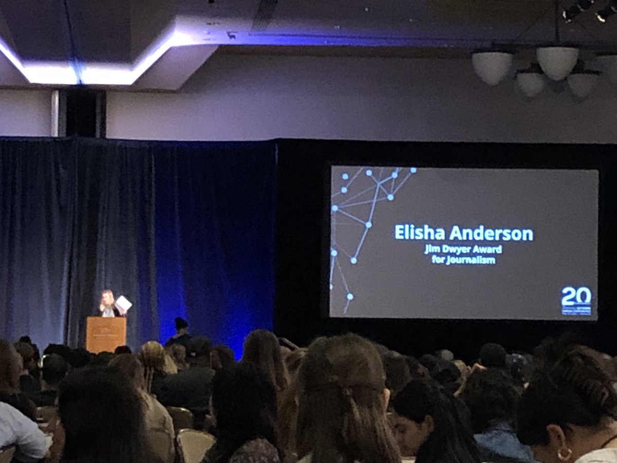 WVInnocence's tweet photo. Journalists play a critical role in helping to expose and correct wrongful convictions. Congratulations Elisha Anderson! And thank you for your work on behalf of the freed and exonerated!  #Innocenceconference https://t.co/hM231hRGcu