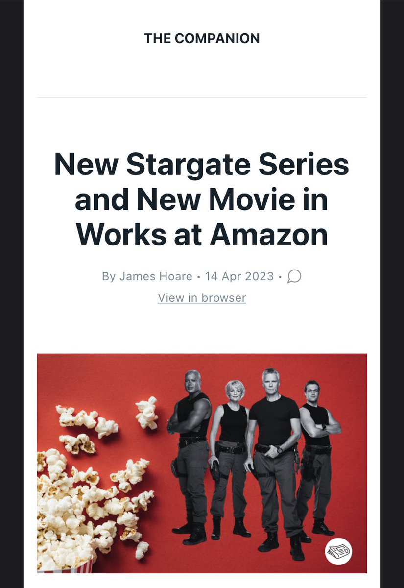 LeptaLaMayor's tweet photo. Please just let this be true and we can have Brad Wright involved? Pretty please Amazon?!? https://t.co/pehaRL6IF1