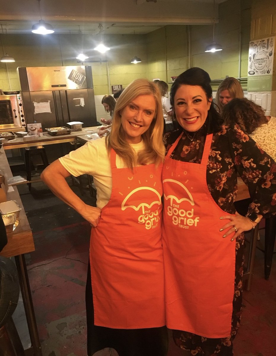 We are fortunate to have many wonderful Ambassadors supporting our charity. <a href="/SuzyPelta/">Suzy Pelta 👩🏽‍🍳</a> <a href="/reallorraine/">Lorraine</a> Cake Competition Winner….has helped us with some brilliant Good Grief Baking Events! 🍰🍰🍰 Looking forward to more yummy fun soon! 🧡