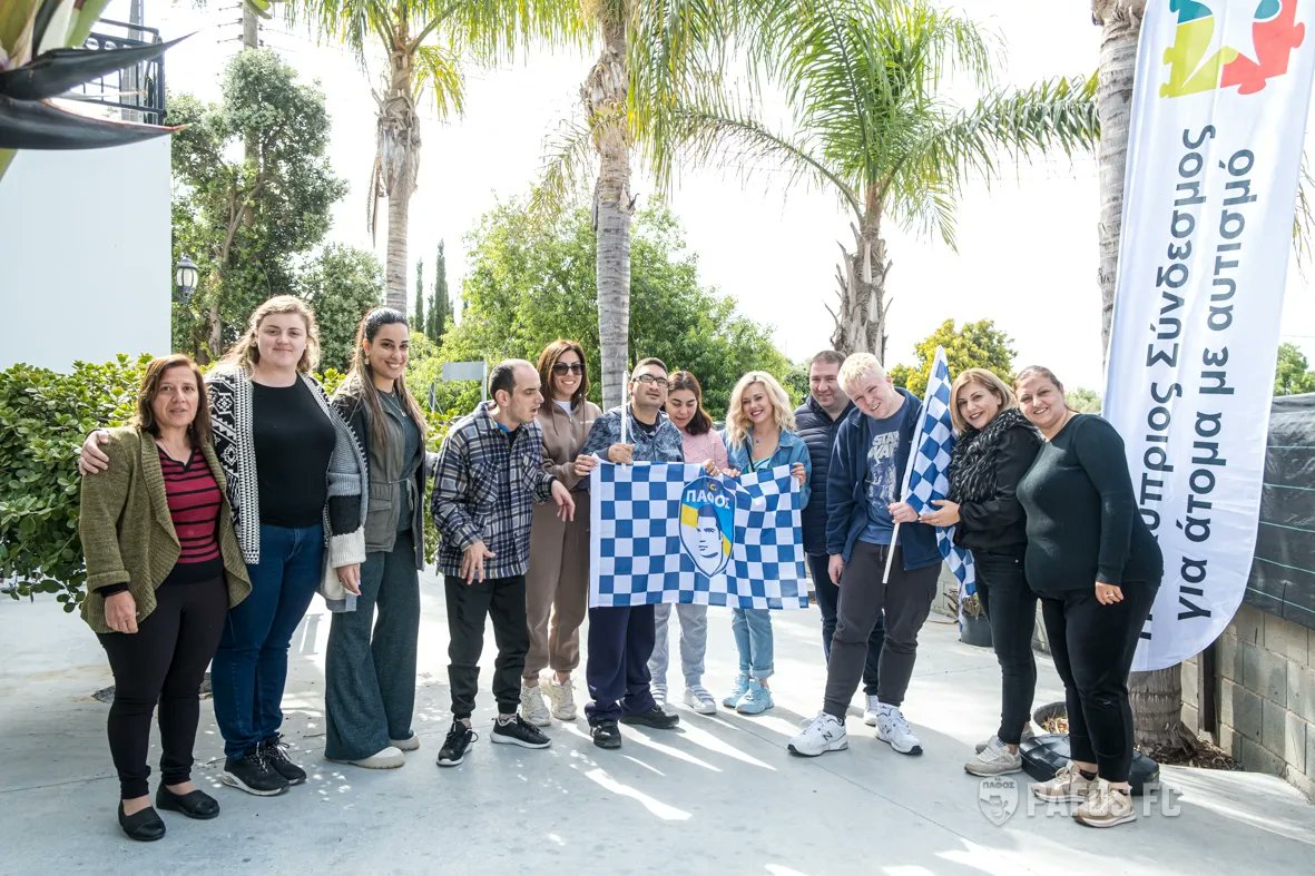 pafosfcofficial's tweet photo. Community Actions
..our Club, our Community!
Members of our team visited "Margarita Liasidou" institute for people with special needs and the institute for people with Autism, handing out to the members and the personnel Pafos FC Easter candles.
#pafosfc #CommunityActions https://t.co/9KvbovknU8