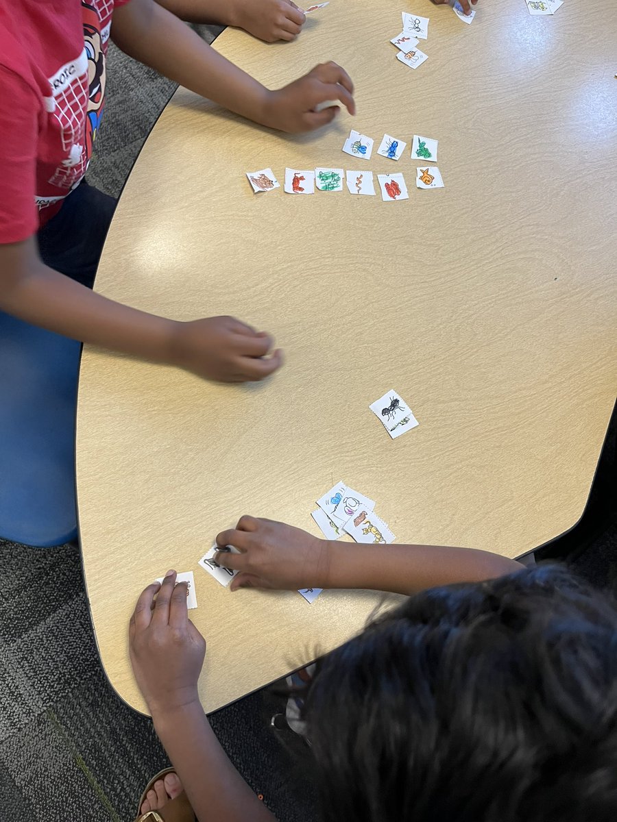 Kinders brainstormed all the ways we could sort our animal pictures. Then, they came to a kind consensus about the order in which we would sort &amp; describe. 🧩 🐠 🐶 <a href="/StadiumDriveLO/">Stadium Drive Elementary</a> #mathvocabulary #ELD #conversations