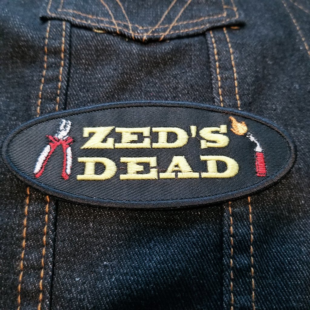 ThreadByDawn's tweet photo. To be fair, he did have it coming.

Zed's Dead #patches are in stock!

#patchshop #patch #patchesandpins #patchwhore #embroideredpatch #tarantino #pulpfiction #zedsdead https://t.co/uC3hGsPxy6