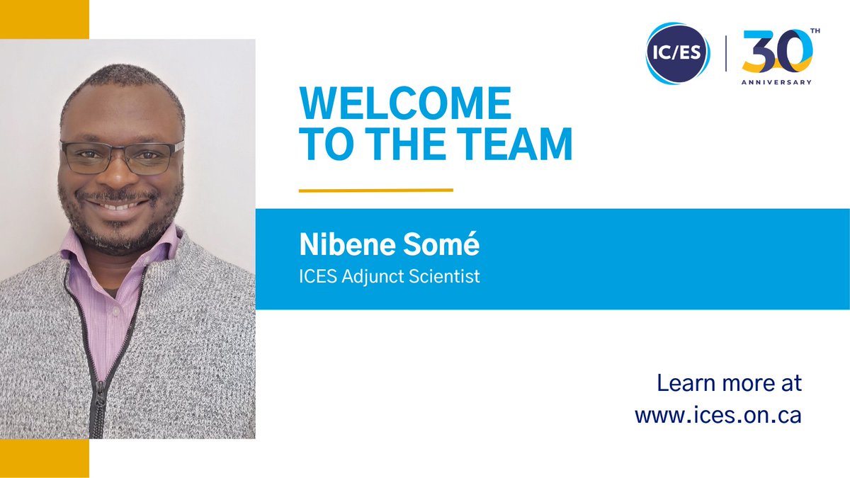 Please join us in welcoming Dr. Nibene Somé (@NibeneS) as a new ICES scientist! Learn more about Dr. Somé’s research focus here: bit.ly/3UClP9C @ICESWesternSD #ICESWestern