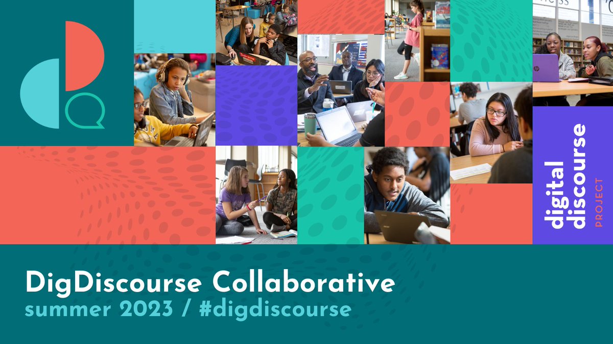 writingproject's tweet photo. The DigDiscourse Summer Collaborative is a free open online collaboration for humanities educators. Created by @DenverWP &amp; @PhilWP86 teachers w/ @writingproject &amp; @PennGSE, it’s designed to be flexible–join now and jump in whenever you can! https://t.co/XOvTYuIV0F #digdiscourse https://t.co/zBlEObWE5V