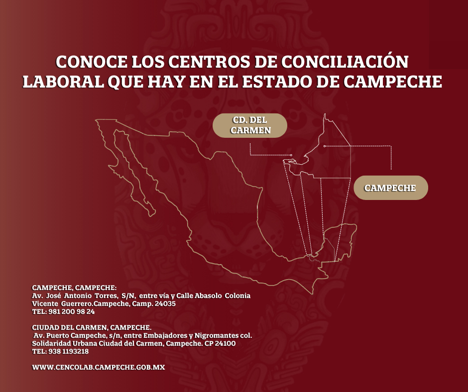 Centro de Conciliación Laboral del Estado de Camp. tweet media