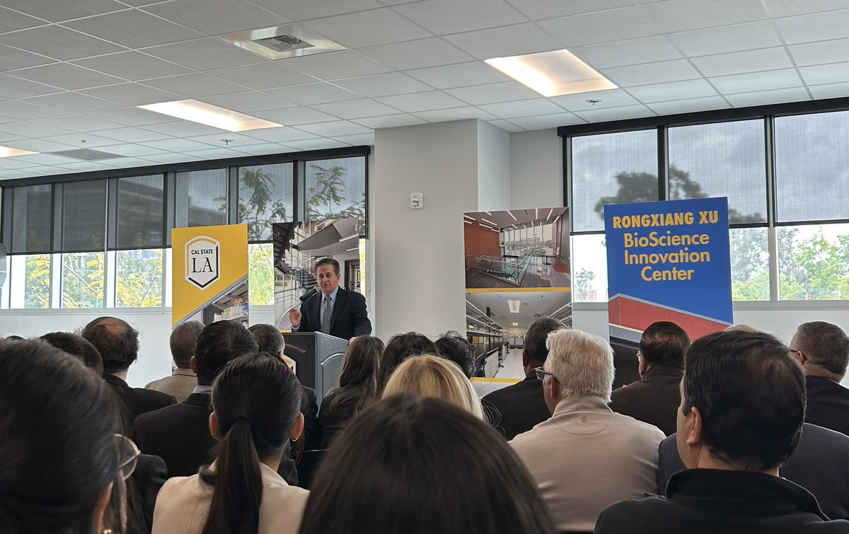 Dina Lozofsky (@weirdcombin8n) on Twitter photo So excited to be here <a href="/CalStateLA/">Cal State LA</a> celebrating the grand opening of the Rongxiang Xu Bioscience Innovation Center <a href="/LABioSpace/">Cal State LA BioSpace</a> ! So excited to be here <a href="/CalStateLA/">Cal State LA</a> celebrating the grand opening of the Rongxiang Xu Bioscience Innovation Center <a href="/LABioSpace/">Cal State LA BioSpace</a> !