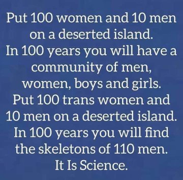 For those so passionate about their new 'gender' religion: Male/Female, TWO GENDERS. Very simple. Science! Your born as one and can NEVER become the other, no matter what you SAY, or how much you medicate and/or mutilate. Keep it Simple👍🏻