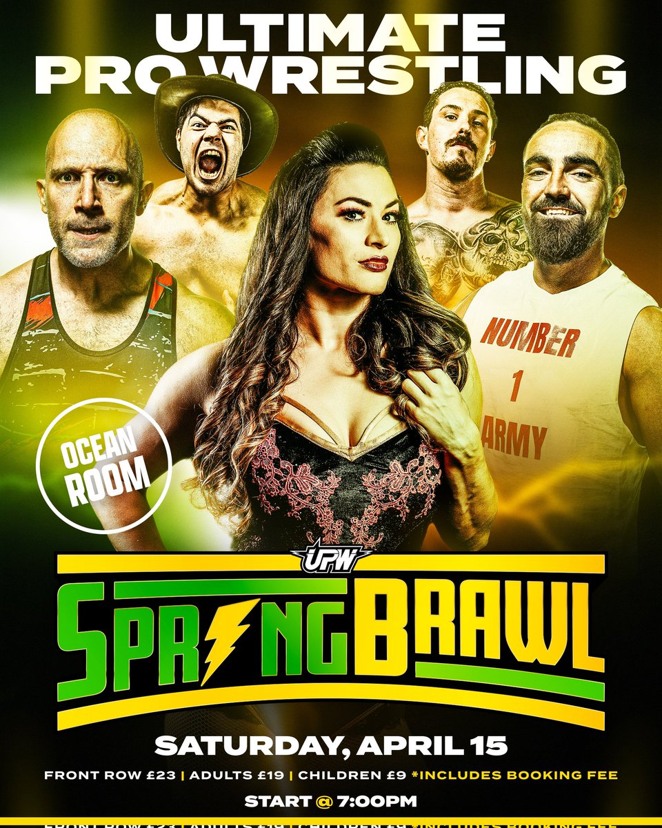 UltimateProUK's tweet photo. UPW is back @weypavilion... THIS SATURDAY! ⚡ 

@NinaSamuels123 @Laura_DiMatteo1
@CountryBig94
@KarlAtlas
@ImDFrancisco
@MadDogQuinn
@byeTBA
@SimonMiller316
@Hot_Shot_Allen 

📆 Saturday 15 April 2023 | ⏰ 7PM

🎫 Get your Tickets TODAY - https://t.co/OeXQwuwqxT https://t.co/YlkaSak5Yf