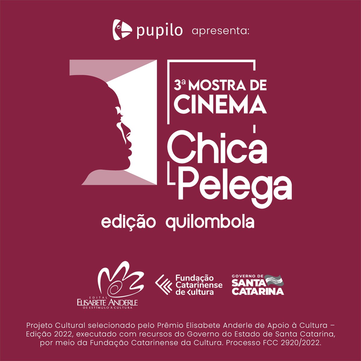 BrPupilo's tweet photo. Vai ter Mostra Chica!
A 3ª Mostra de Cinema Chica Pelega já está em produção e vai acontecer em julho deste ano. Percebeu que estamos de cara nova? Pois é! Isso porque esta edição será dedicada à cultura quilombola no Oeste catarinense, que historicamente precede o conflito (1/2) https://t.co/fizK3i3Wlw