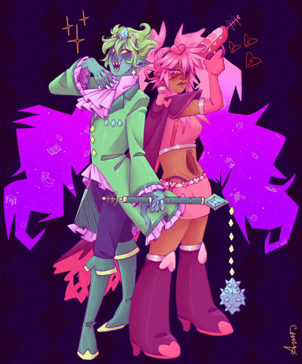 Your average straight couple 

Takes your Space heart and shuffles them around

#OMORI #OMORIFANART #spaceheart