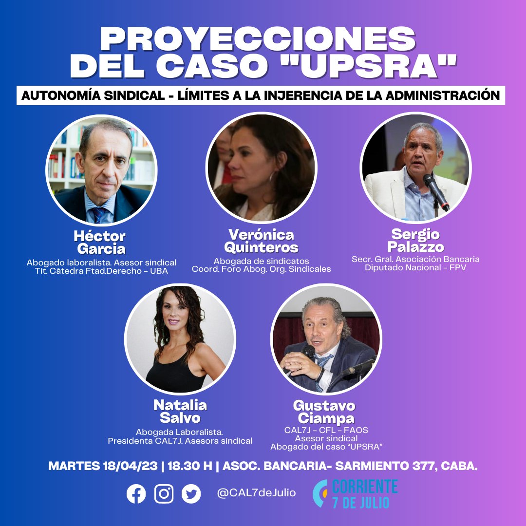 Corriente 7 de Julio tweet media