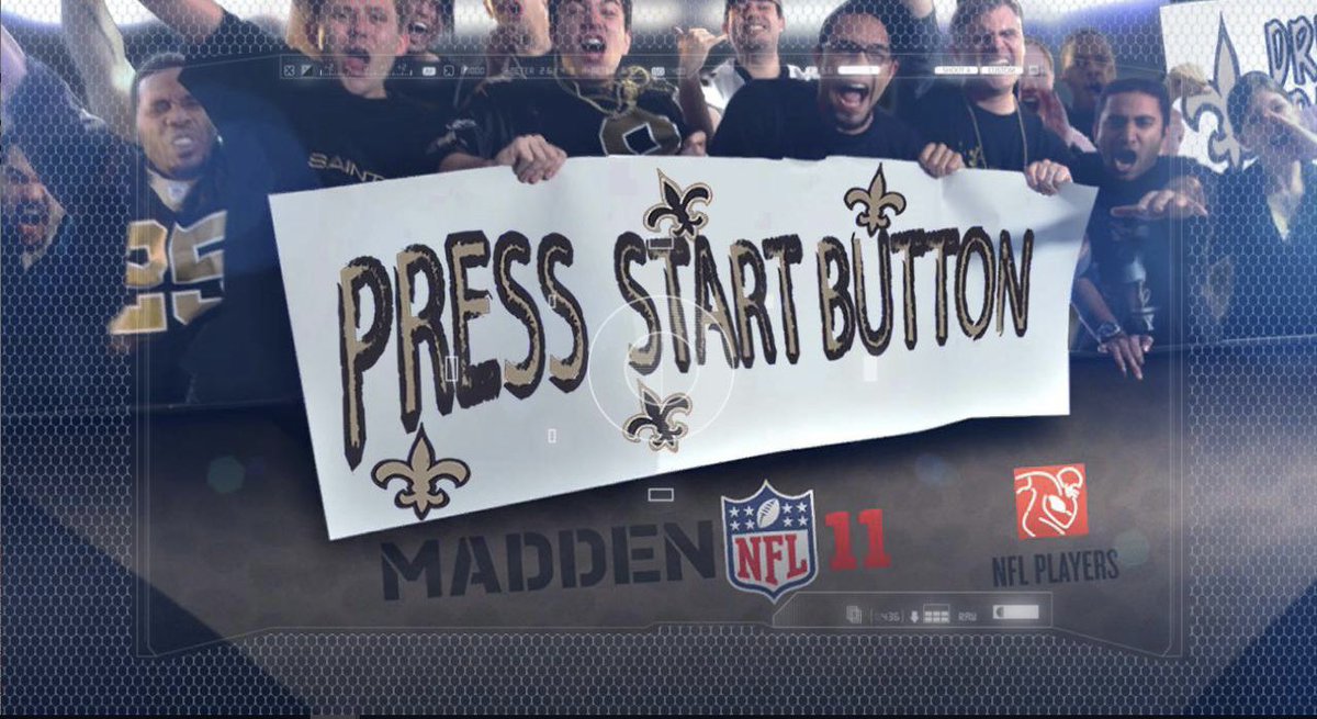 DiMentoXP's tweet photo. Quote retweet 4 projects you’ve worked on.

14 years, lots of games… can you spot a Baby Anthony on that Madden 11 “Press Start” screen? https://t.co/rIZ5OJS5go