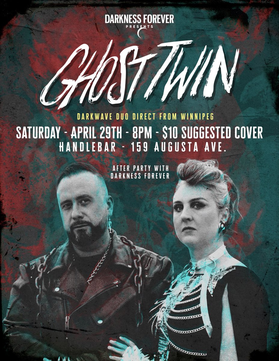 Toronto! We’ll be in town later this month! Our good pals at Darkness Forever are throwing a party and you’re all invited 🖤🖤🖤
