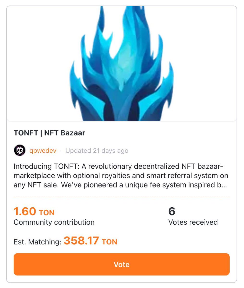 TONFT | NFT Bazaar on TON tweet media