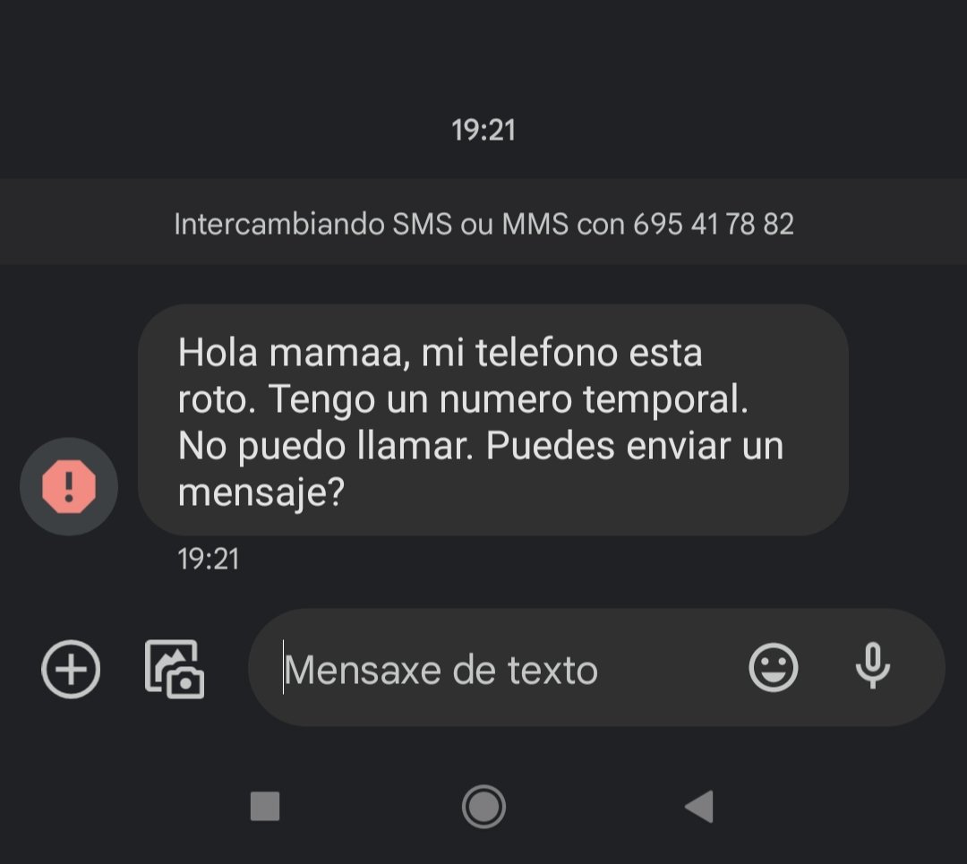 Paula_Lodeiro's tweet photo. Pues resulta que tengo un hijo y no sabía nada hasta hoy... 
Ojo con estas estafas que a otros sí que puede parecerles un mensaje normal. https://t.co/fRGYsyWimM