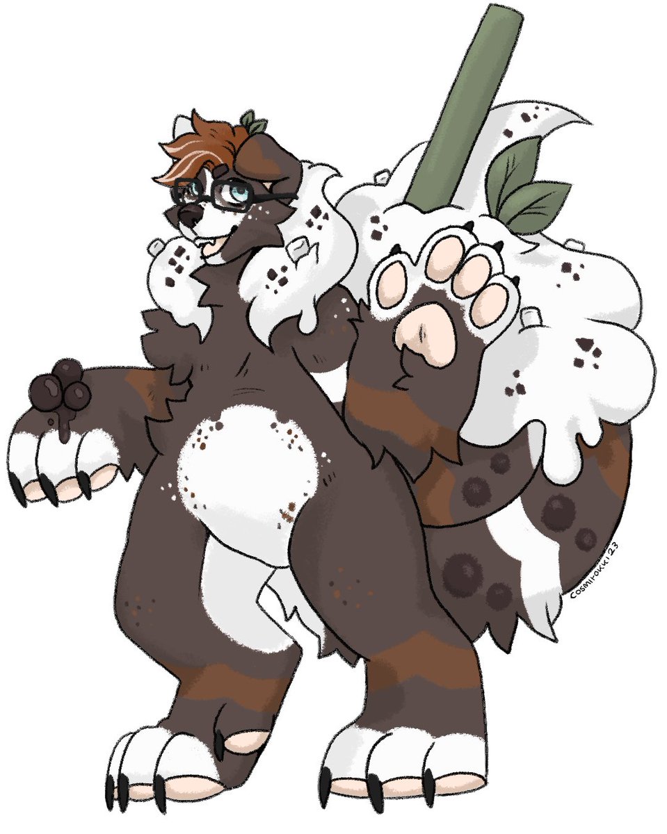cosmitokki's tweet photo. Decided to give my first ever cinnadog a well deserved face lift since the last drawing I did of them was 2017 ahah
2017>2023
#cinnadog #cinnaverse #closedspecies #digitalart https://t.co/9hSXuPrvM5