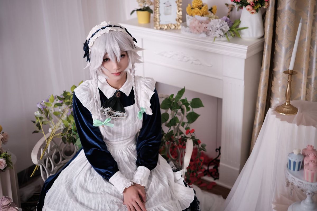 WindyRain2017's tweet photo. #東方Project 
#十六夜咲夜 
#コスプレ 
十六夜 咲夜
part 2 https://t.co/Hcblreqqmj