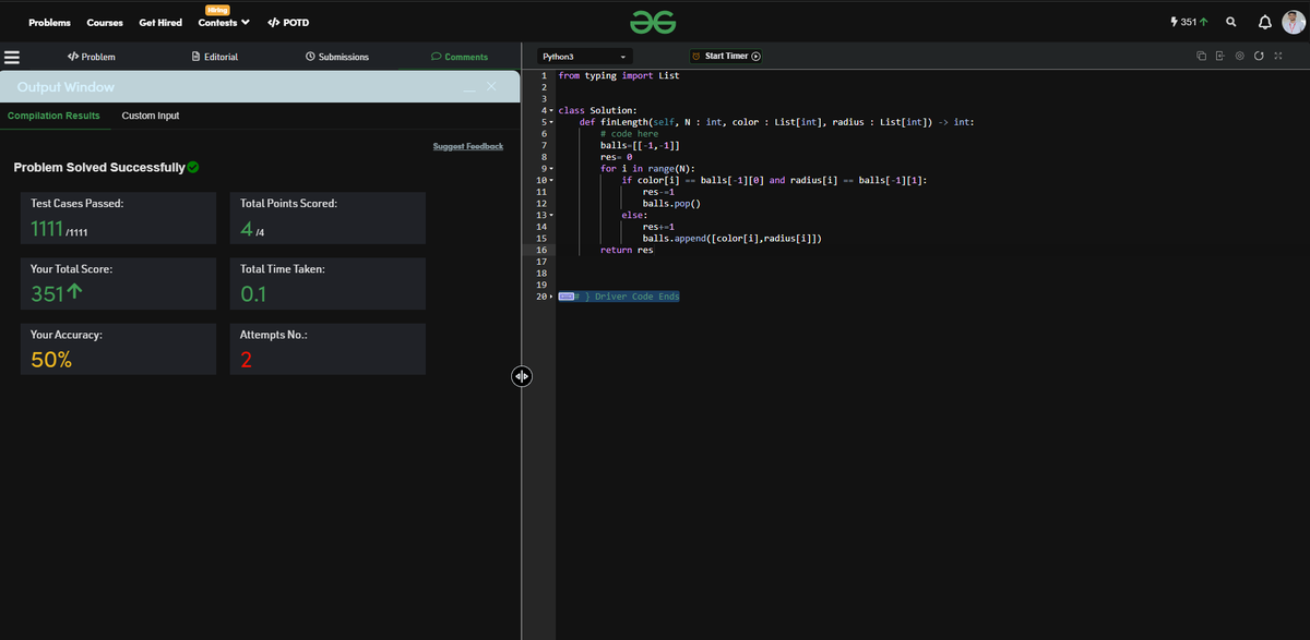 anandsi94921525's tweet photo. Hello Folks, I have completed #Day10of #25DaysofCode Program with
@scaler_official
Today I solved the question-Remove the balls
Platform :GFG Scaler discord link:https://t.co/lAmRX7QRL6
Partner: amit yadav#2448
#scalerdiscord #codewithscaler #scaleracademy #scaler30doc https://t.co/0xM0wtVD6h