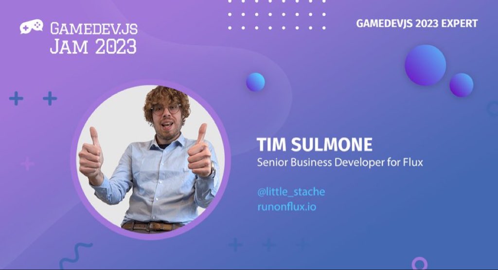FluxPakistan's tweet image. #GamedevJS Jam 2023 میں ایک ماہر کے طور پر @little_stache، @RunOnFlux کے سینئر بزنس ڈیولپر کا ہونا بہت اچھا ہے!
gamedevjs.com/jam/2023/#tim
#gamedev #indiedev #indiegames #gamejam #web3 #decentralized #blockchain #flux $Flux @Gamedevjs