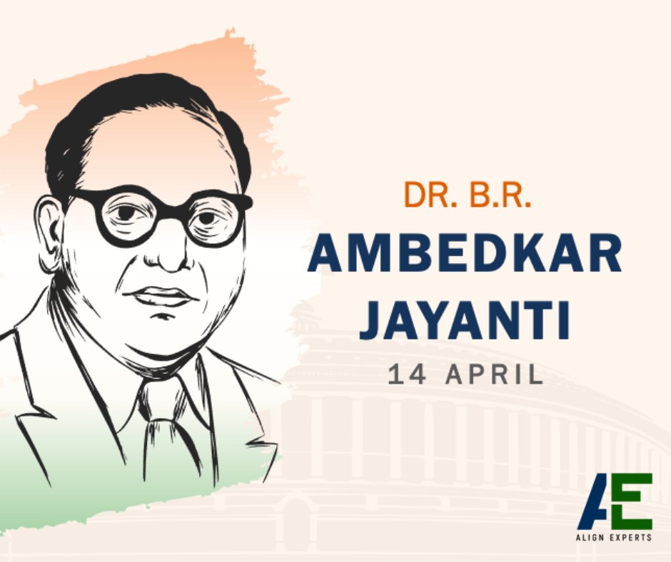 AlignExperts's tweet image. Dr. B.R. Ambedkar will forever encourage us to pursue a life devoted to improving the lives of others. Happy Ambedkar Jayanti, everyone.
#ambedkarjayanti #ambedkar #Alignexperts