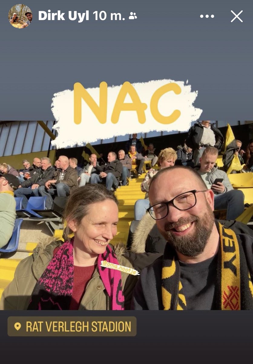 inge75's tweet photo. We zijn er klaar voor #NACpraat #NACwill 💛🖤 https://t.co/OvTgsM0Vkx