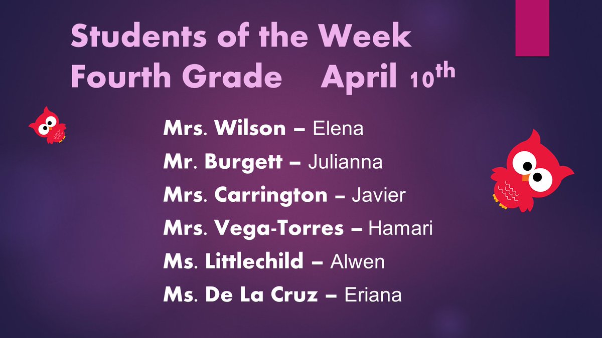 forestcityelem's tweet photo. Congratulations to our Students of the Week! https://t.co/LKzljWL6OR