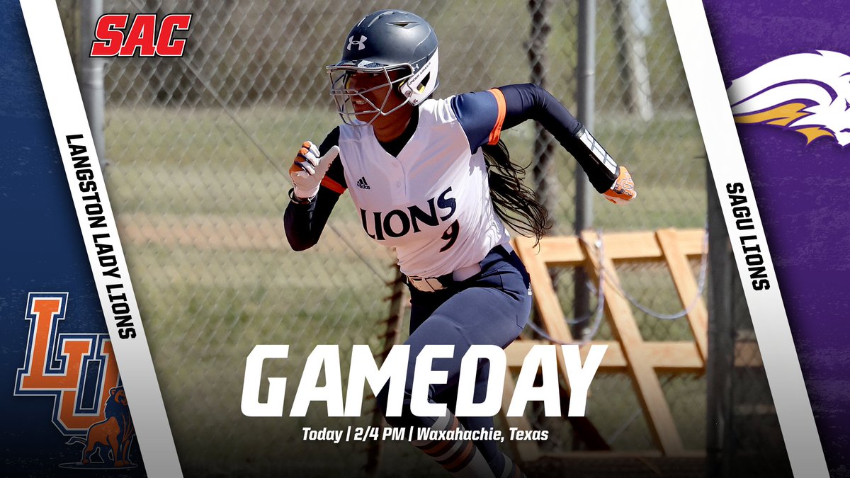 LangstonSports's tweet image. GAMEDAY! #LUSB hits the road to face SAGU TODAY! Opening pitch set for 2 pm!

🆚 SAGU
📍 Waxahachie, Texas
🕕 2/4 pm
📊 bit.ly/41a8Qi8

#goLions #FeartheRoar