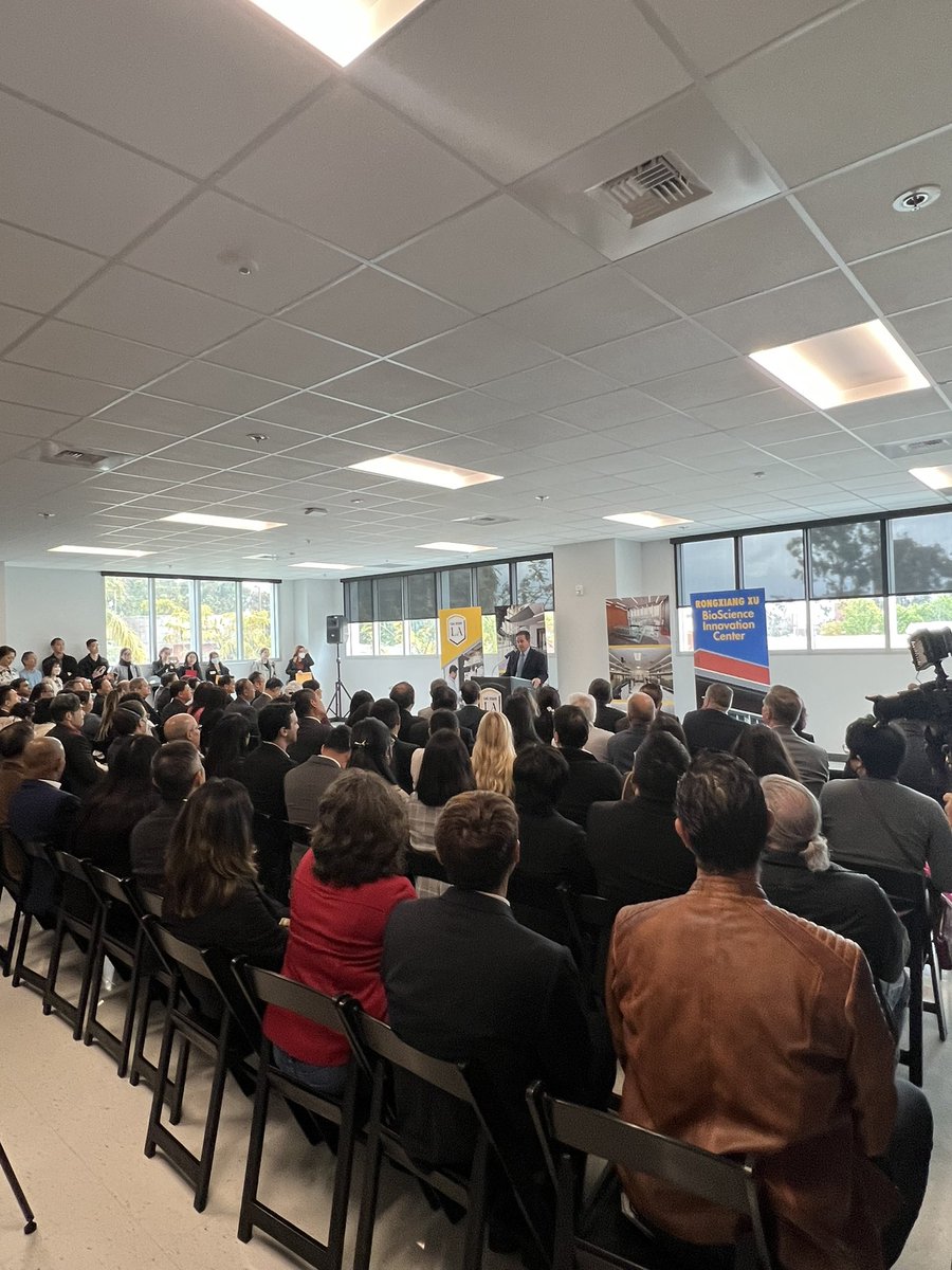 Biocom California | Los Angeles (@biocominla) on Twitter photo It’s a full house this morning at <a href="/CalStateLA/">Cal State LA</a>! We are glad to be here to celebrate the grand opening of the Rongxiang Xu Bioscience Innovation Center! <a href="/LABioSpace/">Cal State LA BioSpace</a> It’s a full house this morning at <a href="/CalStateLA/">Cal State LA</a>! We are glad to be here to celebrate the grand opening of the Rongxiang Xu Bioscience Innovation Center! <a href="/LABioSpace/">Cal State LA BioSpace</a>