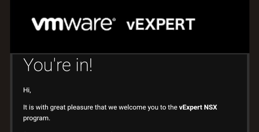 Woopwoop, My first vExpert sub program :) #itqlife #vexpert