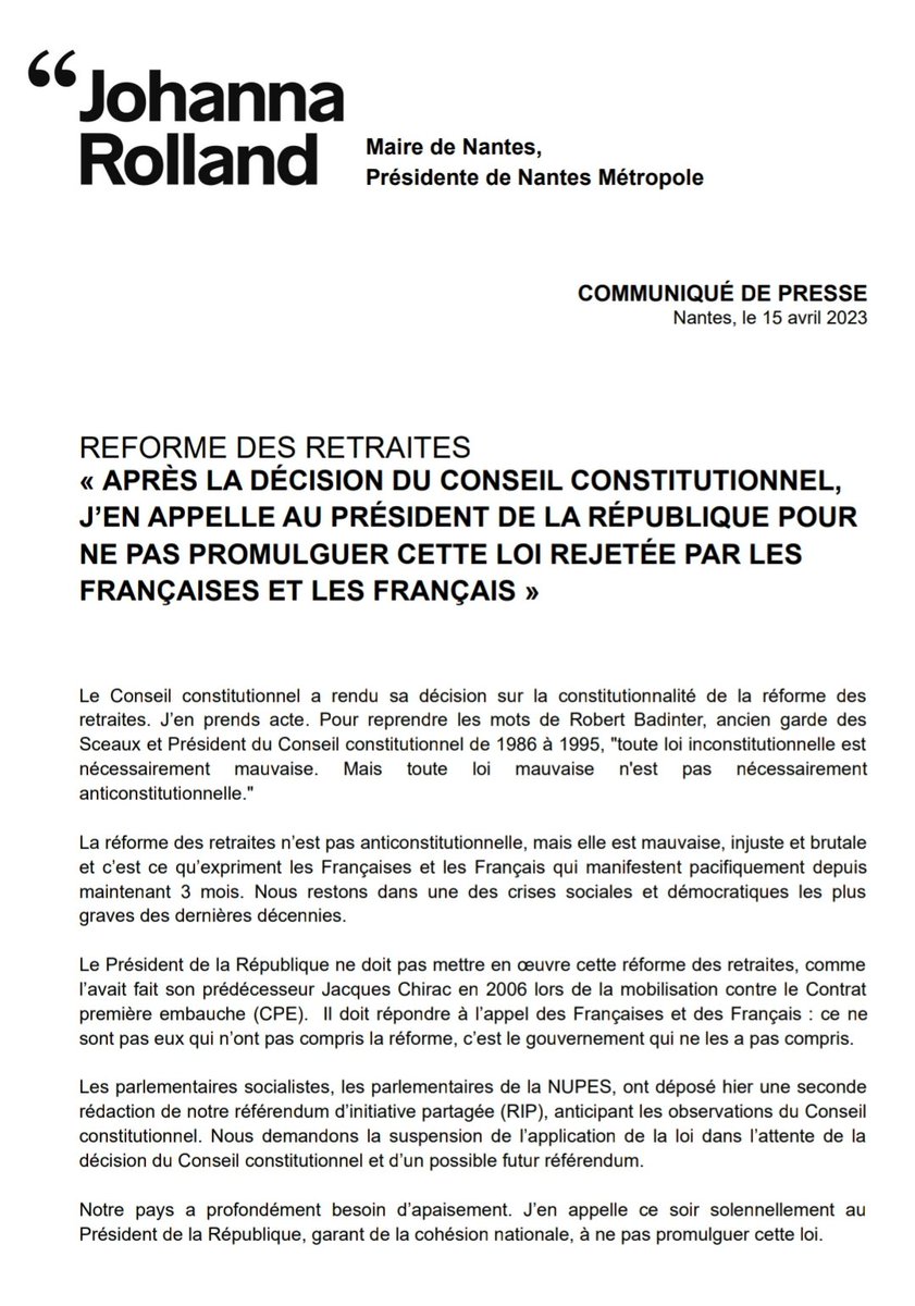 Johanna Rolland tweet media