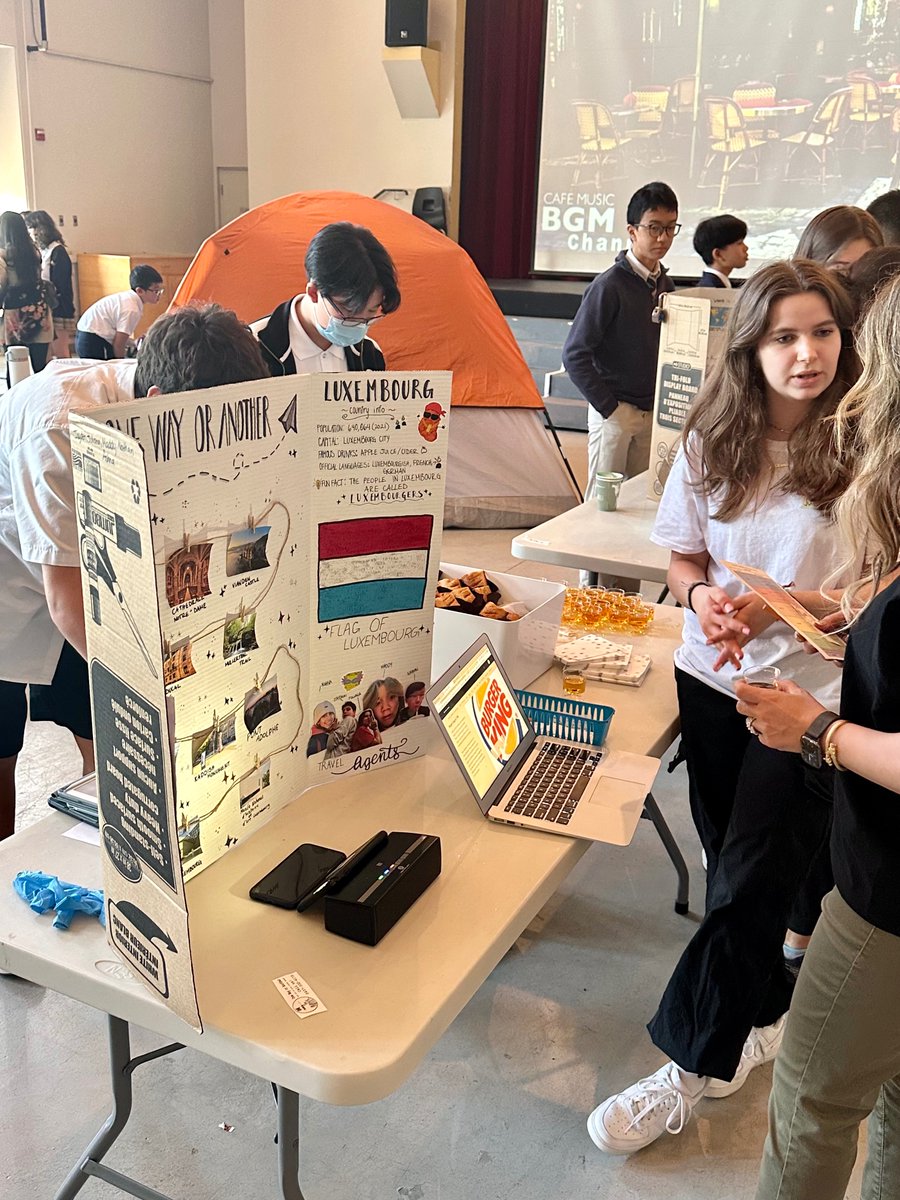 HTSRichmondHill's tweet image. Thank you to everyone who joined us at the #Grade8 Trip Fair on Wednesday! ✈️ This bilingual, interdisciplinary project involved our Grade 8's planning a trip to a francophone country.

#HTSrichmondhill #CuriosityChangesEverything #HTSHawkPride #studentlife #independentschool