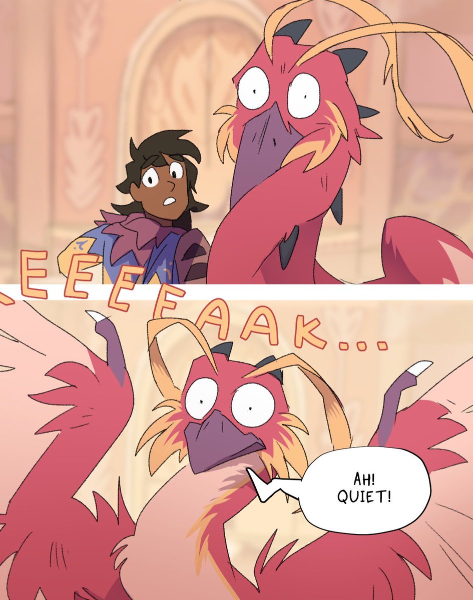 monstermonger's tweet photo. Ahhh so hard to choose!! I have so much fun with faces in my comic, especially silly ones :D
Kai and Kalla on the road to becoming bffs 4lyfe :) gotta have all those trust-building exercises, mhmm?
#Favefaces https://t.co/Ui4LoltFKa