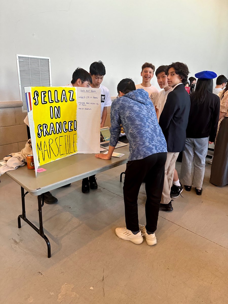 HTSRichmondHill's tweet image. Thank you to everyone who joined us at the #Grade8 Trip Fair on Wednesday! ✈️ This bilingual, interdisciplinary project involved our Grade 8's planning a trip to a francophone country.

#HTSrichmondhill #CuriosityChangesEverything #HTSHawkPride #studentlife #independentschool