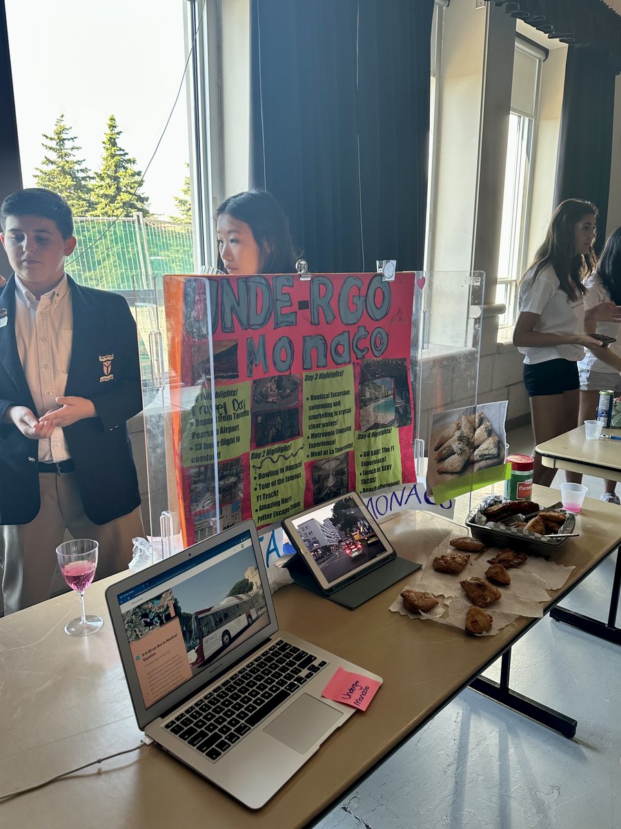HTSRichmondHill's tweet image. Thank you to everyone who joined us at the #Grade8 Trip Fair on Wednesday! ✈️ This bilingual, interdisciplinary project involved our Grade 8's planning a trip to a francophone country.

#HTSrichmondhill #CuriosityChangesEverything #HTSHawkPride #studentlife #independentschool