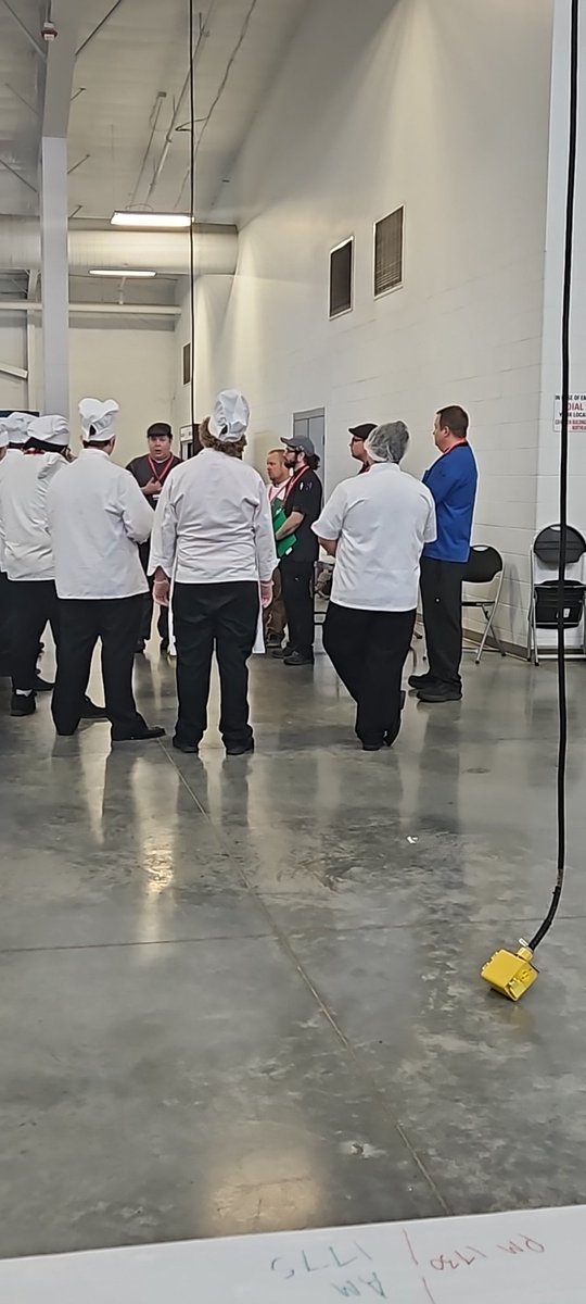 SkillsUSAGISH's tweet image. Daniel is about to get started with his Culinary Arts round!