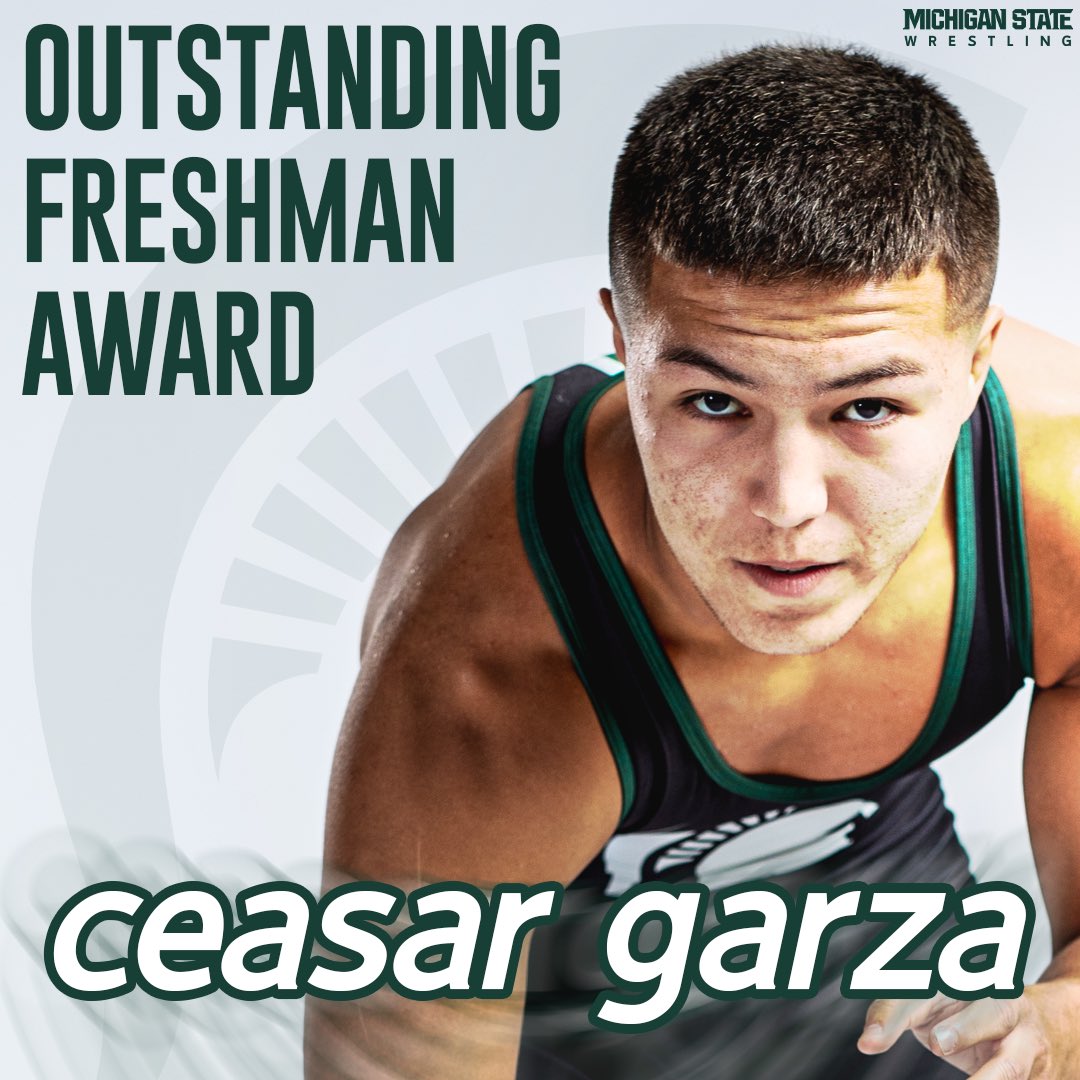 MSU_Wrestling's tweet photo. 2022-2023 Michigan State Wrestling Awards. Proud of our team and what they were able to accomplish this season! 

#GoGreen | #SpartanStrong https://t.co/PFNxEuuBJU