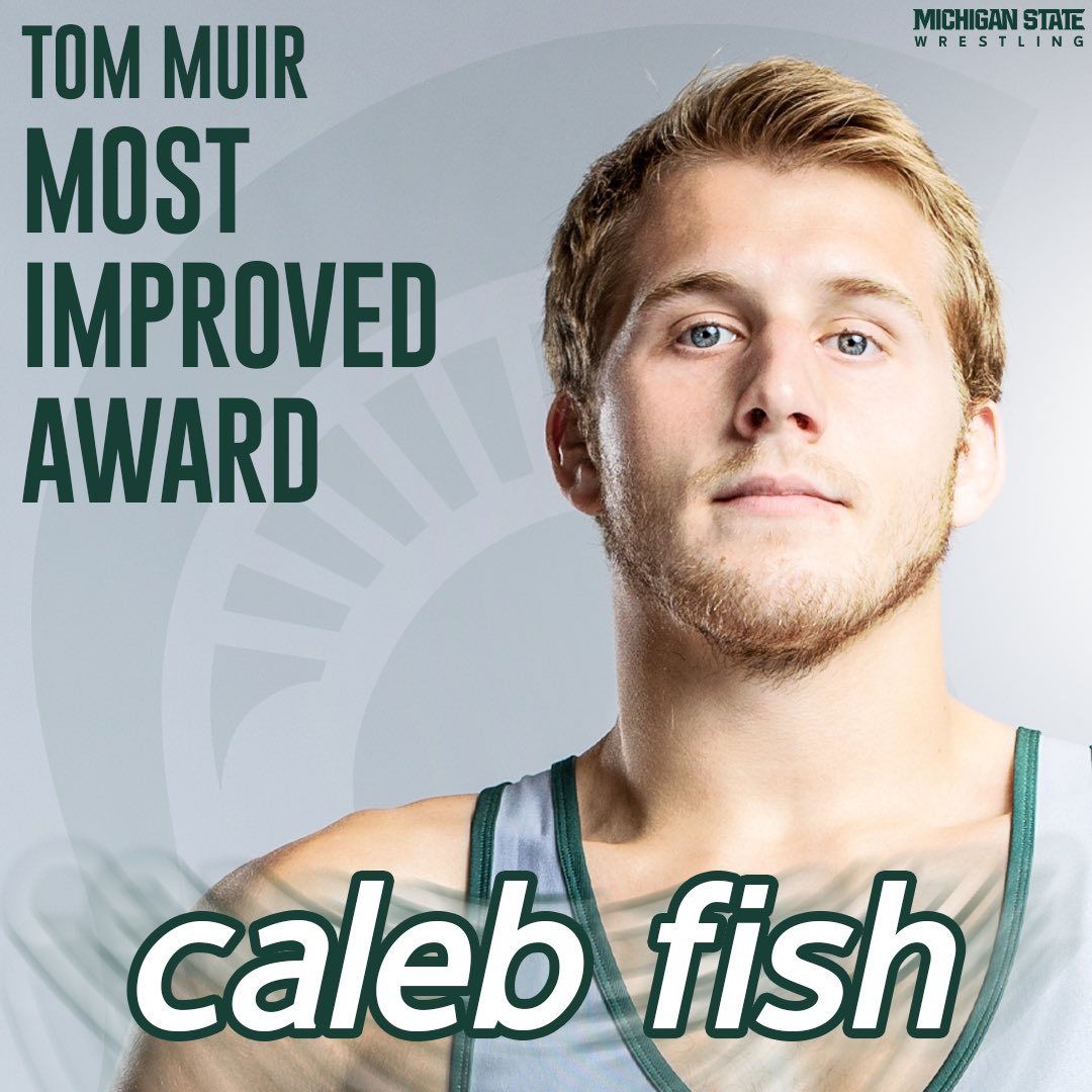 MSU_Wrestling's tweet photo. 2022-2023 Michigan State Wrestling Awards. Proud of our team and what they were able to accomplish this season! 

#GoGreen | #SpartanStrong https://t.co/PFNxEuuBJU