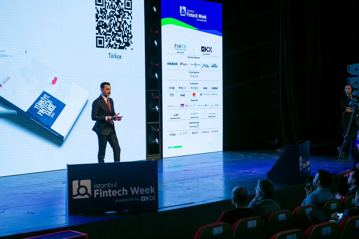 Our speaker Necip Fazıl Kaymak shared invaluable insights, providing a fascinating look into the world of fintech. 🌍 #IstanbulFintechWeek #IFW23