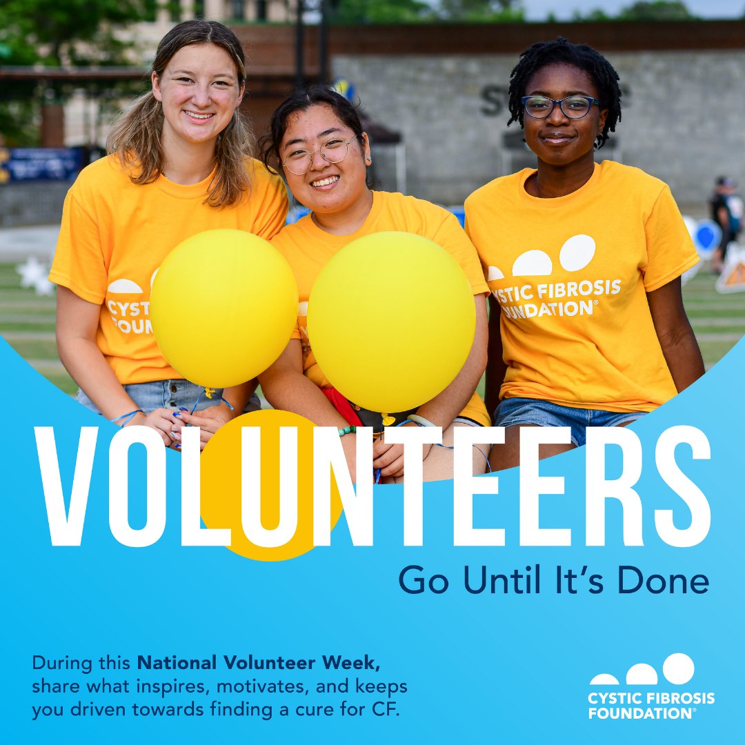 CFF_Western_NY's tweet photo. It’s #NVW, and we want to recognize the relentless efforts of our volunteers! You truly put the YOU in volunteer.

https://t.co/3YjSUu2vX0 https://t.co/vriQs0xYjX