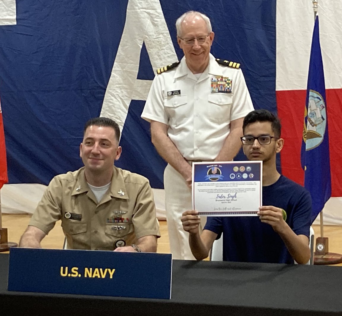 Congratulations to the following Blue Devils who have enlisted &amp; will be serving our country: Elijah Carrell United States Marine Corps, Matthew Hurley United States Army, Alex Kormanec United States Marine Corps, Inder Singh United States Navy, &amp; Kyle Weintz United States Army !