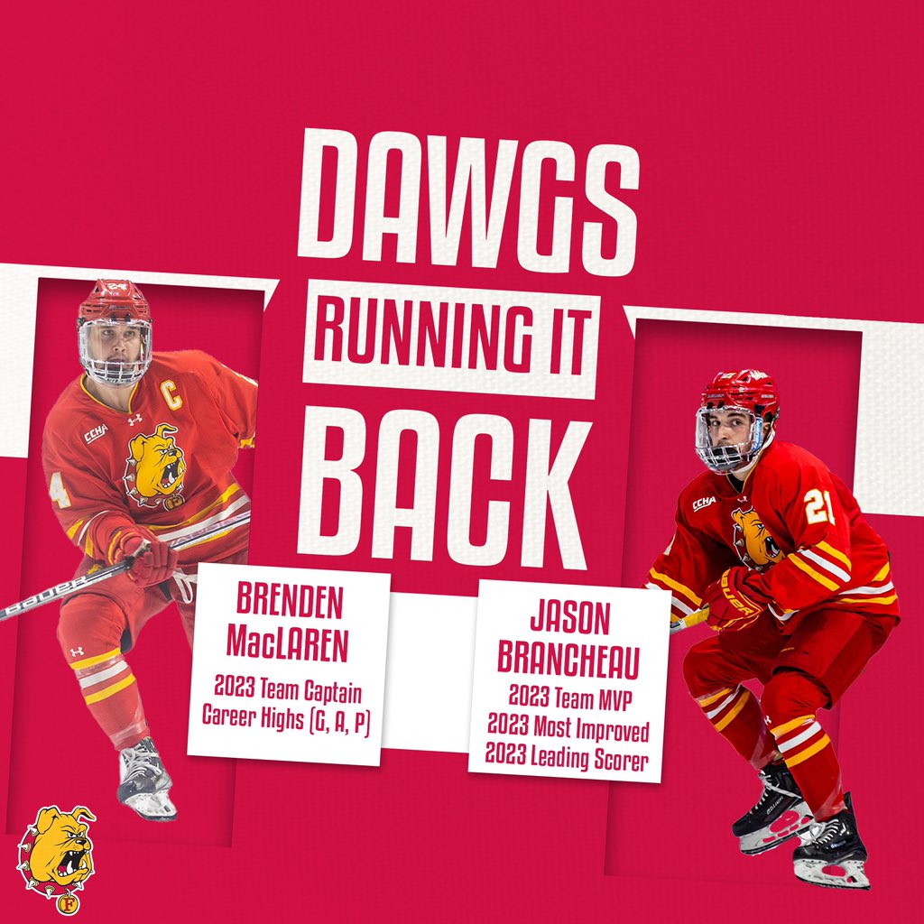 Two Big Dawgs running it back. Thrilled to announce our captain and team MVP both return for 2023-24!!!